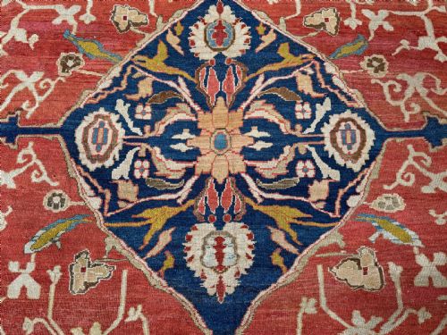 ANTIQUE ZIEGLER CARPET - ADDITIONAL PHOTO 7