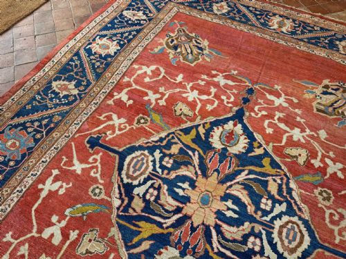 ANTIQUE ZIEGLER CARPET - ADDITIONAL PHOTO 8