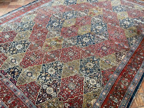 ANTIQUE BIDJAR CARPET - ADDITIONAL PHOTO 3