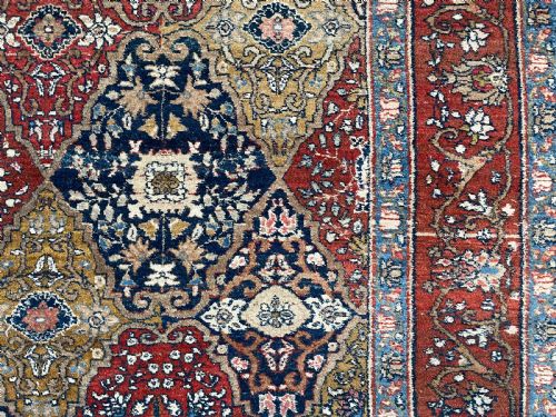 ANTIQUE BIDJAR CARPET - ADDITIONAL PHOTO 6