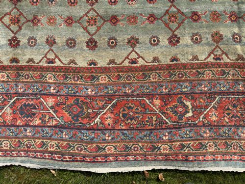 ANTIQUE MAHAL CARPET - ADDITIONAL PHOTO 4
