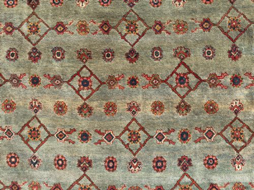 ANTIQUE MAHAL CARPET - ADDITIONAL PHOTO 5