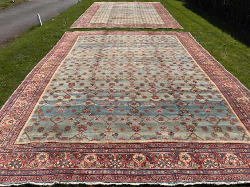 ANTIQUE MAHAL CARPET - ADDITIONAL PHOTO 11