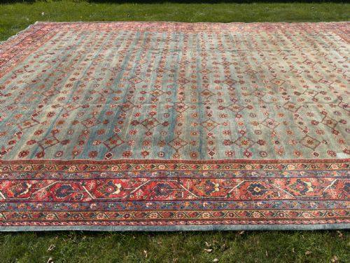 ANTIQUE MAHAL CARPET - ADDITIONAL PHOTO 3