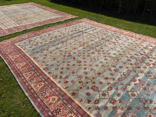 ANTIQUE MAHAL CARPET - ADDITIONAL PHOTO 9