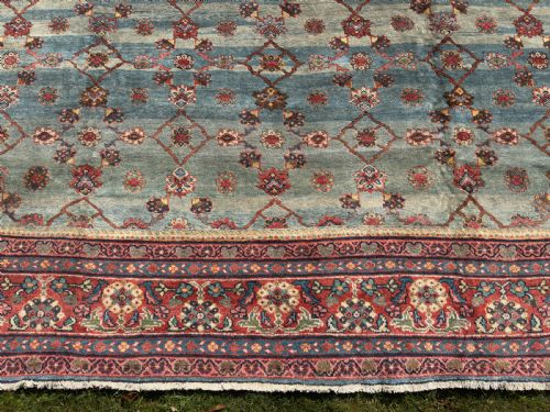 ANTIQUE MAHAL CARPET - ADDITIONAL PHOTO 11