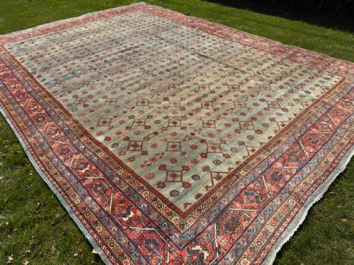 ANTIQUE MAHAL CARPET - ADDITIONAL PHOTO 14