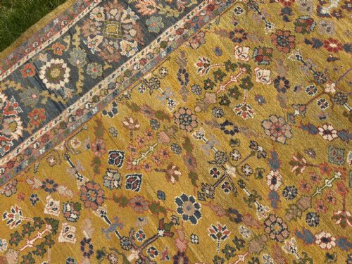 RARE ANTIQUE ZIEGLER CARPET - ADDITIONAL PHOTO 6