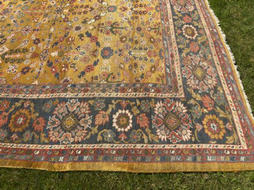 RARE ANTIQUE ZIEGLER CARPET - ADDITIONAL PHOTO 11