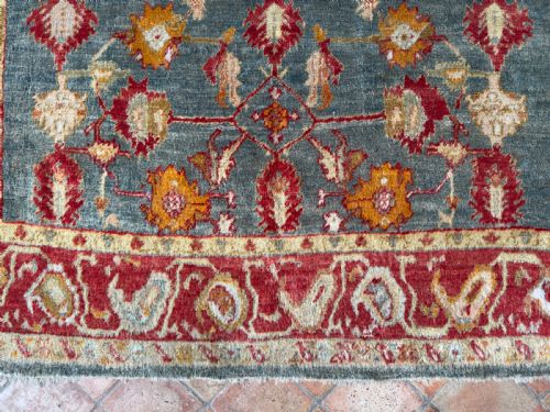 ANTIQUE ANGORA USHAK RUG - ADDITIONAL PHOTO 12