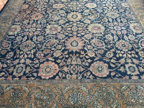 ANTIQUE MAHAL CARPET - ADDITIONAL PHOTO 6