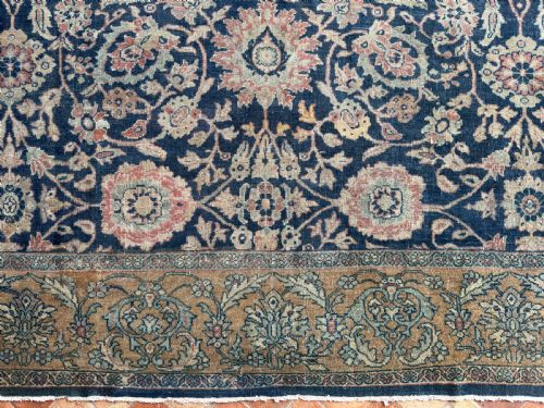 ANTIQUE MAHAL CARPET - ADDITIONAL PHOTO 7