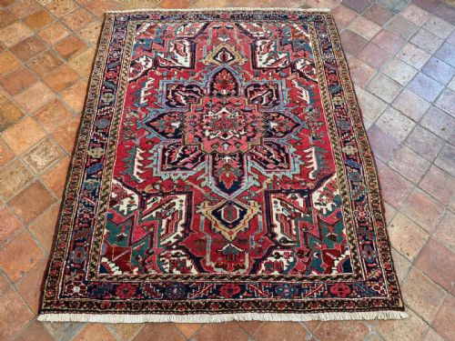 ANTIQUE HERIZ RUG - ADDITIONAL PHOTO 7