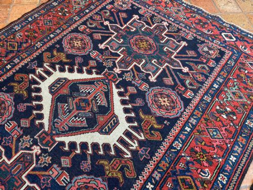 PAIR OF ANTIQUE KARAJA RUGS - ADDITIONAL PHOTO 5