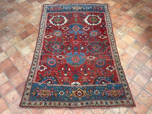 RARE ANTIQUE BIDJAR RUG - ADDITIONAL PHOTO 1
