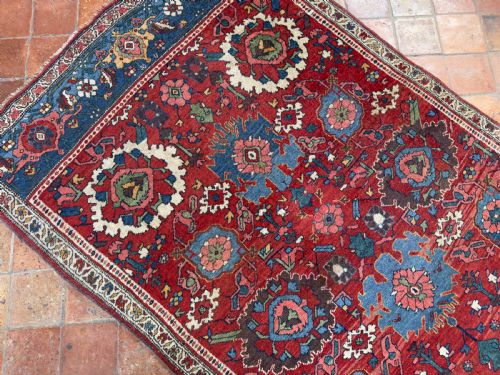 RARE ANTIQUE BIDJAR RUG - ADDITIONAL PHOTO 4