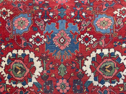 RARE ANTIQUE BIDJAR RUG - ADDITIONAL PHOTO 6