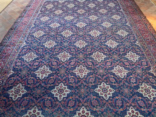 ANTIQUE KIRMAN CARPET - ADDITIONAL PHOTO 3