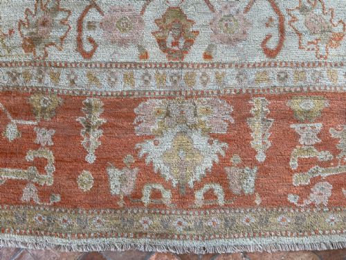 ANTIQUE USHAK CARPET - ADDITIONAL PHOTO 7