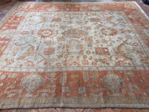 ANTIQUE USHAK CARPET - ADDITIONAL PHOTO 12
