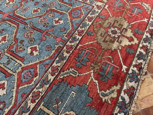 ANTIQUE BAKSHAISH CARPET - ADDITIONAL PHOTO 2