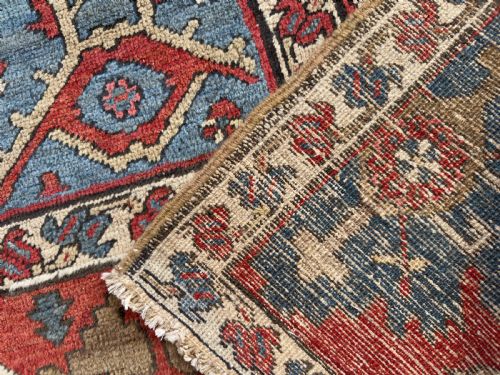 ANTIQUE BAKSHAISH CARPET - ADDITIONAL PHOTO 3