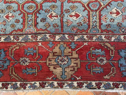ANTIQUE BAKSHAISH CARPET - ADDITIONAL PHOTO 4