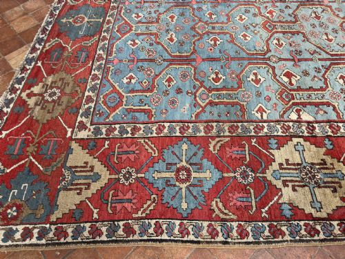 ANTIQUE BAKSHAISH CARPET - ADDITIONAL PHOTO 9