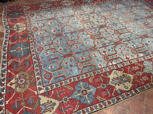 ANTIQUE BAKSHAISH CARPET - ADDITIONAL PHOTO 10