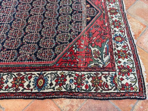 ANTIQUE SAROUK FARAHAN RUG - ADDITIONAL PHOTO 2