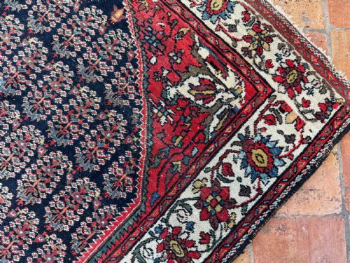 ANTIQUE SAROUK FARAHAN RUG - ADDITIONAL PHOTO 3