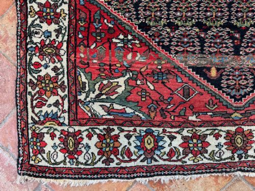 ANTIQUE SAROUK FARAHAN RUG - ADDITIONAL PHOTO 5