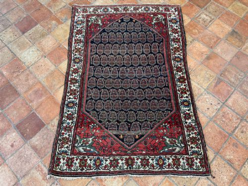 ANTIQUE SAROUK FARAHAN RUG - ADDITIONAL PHOTO 7