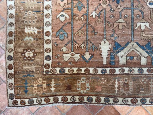 ANTIQUE BAKSHAISH CARPET - ADDITIONAL PHOTO 3