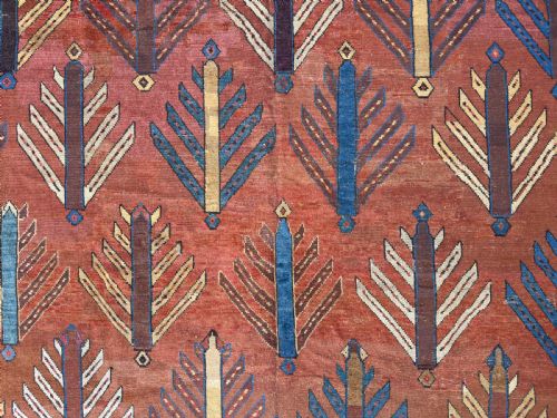 RARE ANTIQUE BAKSHAISH CARPET - ADDITIONAL PHOTO 6