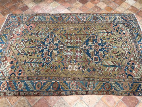 ANTIQUE HERIZ RUG - ADDITIONAL PHOTO 2