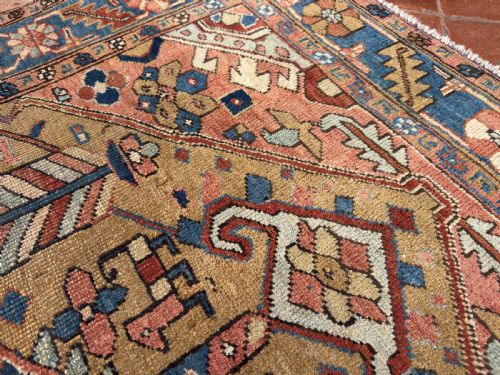 ANTIQUE HERIZ RUG - ADDITIONAL PHOTO 3