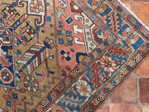ANTIQUE HERIZ RUG - ADDITIONAL PHOTO 4