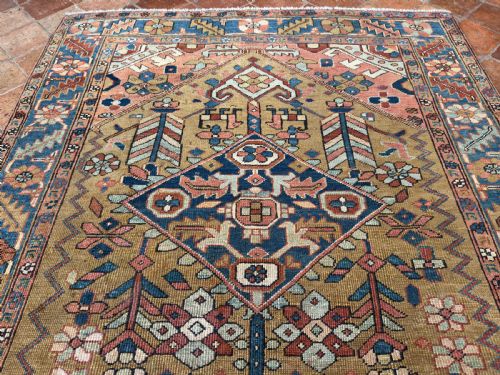 ANTIQUE HERIZ RUG - ADDITIONAL PHOTO 6