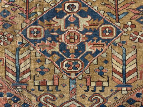 ANTIQUE HERIZ RUG - ADDITIONAL PHOTO 7