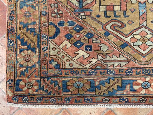 ANTIQUE HERIZ RUG - ADDITIONAL PHOTO 8
