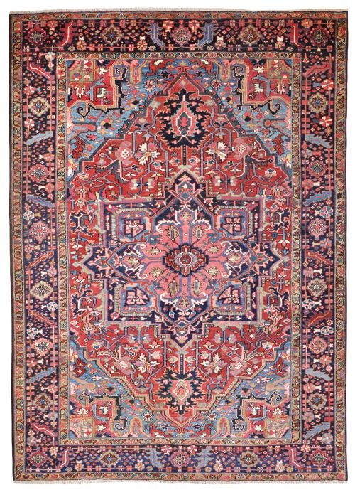 antique heriz carpet - CATEGORY: ANTIQUE RUGS - DATED 1890