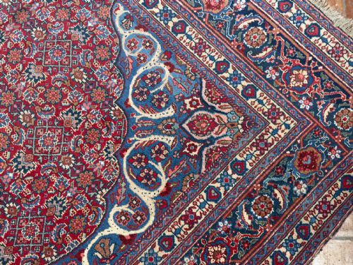ANTIQUE TABRIZ CARPET - ADDITIONAL PHOTO 4