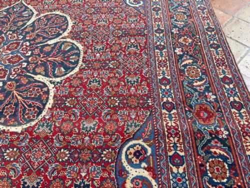 ANTIQUE TABRIZ CARPET - ADDITIONAL PHOTO 6