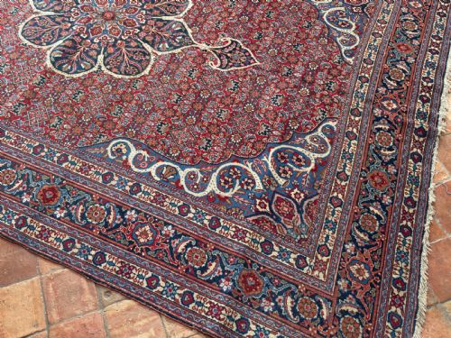 ANTIQUE TABRIZ CARPET - ADDITIONAL PHOTO 9