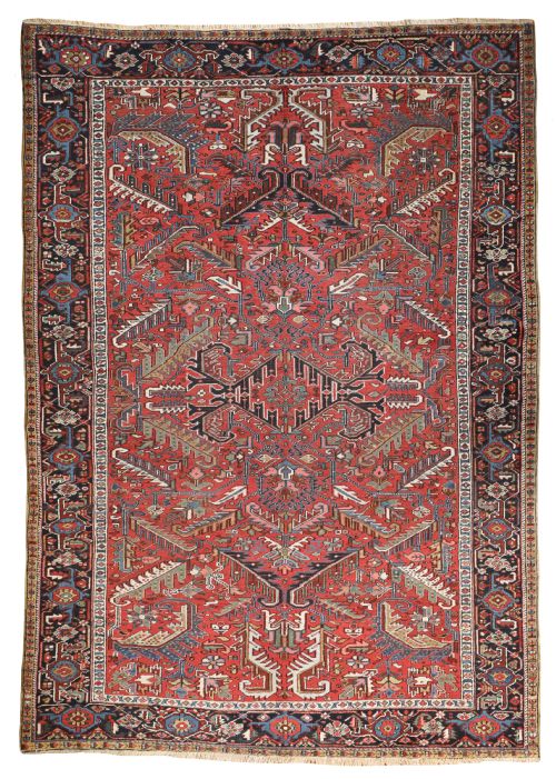 antique heriz carpet - CATEGORY: ANTIQUE RUGS - DATED 1910