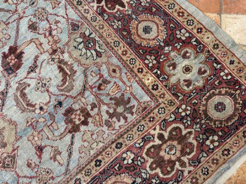 ANTIQUE MAHAL CARPET - ADDITIONAL PHOTO 8