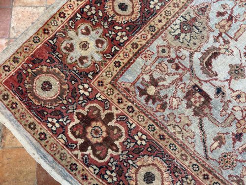 ANTIQUE MAHAL CARPET - ADDITIONAL PHOTO 10