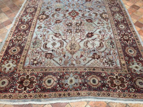 ANTIQUE MAHAL CARPET - ADDITIONAL PHOTO 12