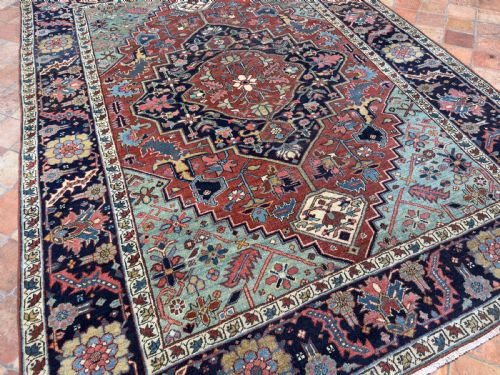 ANTIQUE HERIZ CARPET - ADDITIONAL PHOTO 2